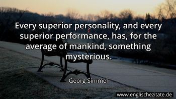 Englisches Zitat von Georg Simmel als Bild