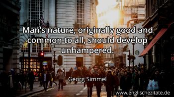 Englisches Zitat von Georg Simmel als Bild