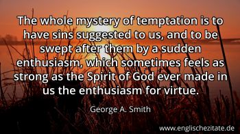 Englisches Zitat von George A. Smith als Bild