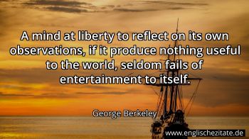 Englisches Zitat von George Berkeley als Bild