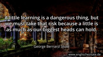 Englisches Zitat von George Bernard Shaw als Bild