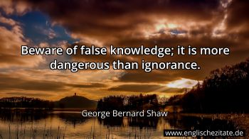 Englisches Zitat von George Bernard Shaw als Bild