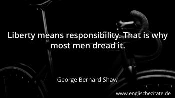 Englisches Zitat von George Bernard Shaw als Bild