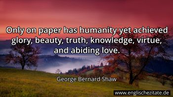 Englisches Zitat von George Bernard Shaw als Bild