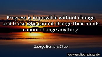 Englisches Zitat von George Bernard Shaw als Bild