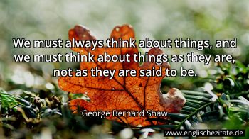Englisches Zitat von George Bernard Shaw als Bild