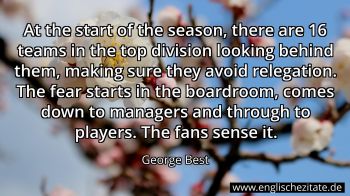 Englisches Zitat von George Best als Bild