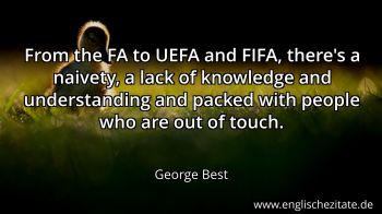 Englisches Zitat von George Best als Bild