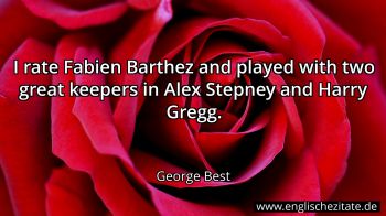 Englisches Zitat von George Best als Bild
