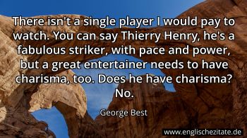 Englisches Zitat von George Best als Bild