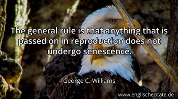 Englisches Zitat von George C. Williams als Bild