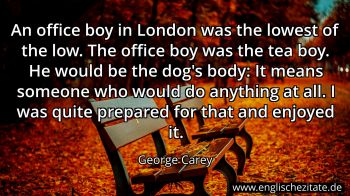 Englisches Zitat von George Carey als Bild