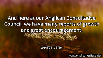 Englisches Zitat von George Carey als Bild