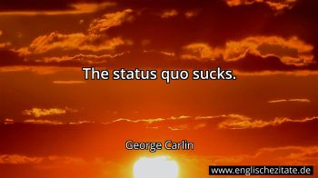 Englisches Zitat von George Carlin als Bild