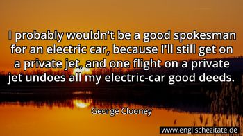 Englisches Zitat von George Clooney als Bild