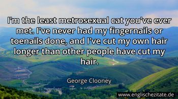 Englisches Zitat von George Clooney als Bild