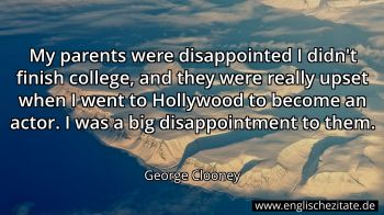 Englisches Zitat von George Clooney als Bild