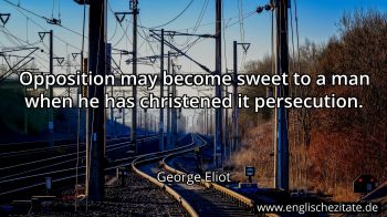 Englisches Zitat von George Eliot als Bild