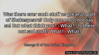 Englisches Zitat von George III of the United Kingdom als Bild