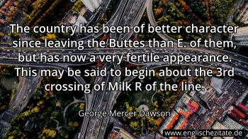 Englisches Zitat von George Mercer Dawson als Bild