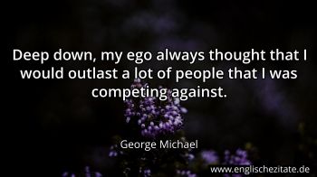 Englisches Zitat von George Michael als Bild