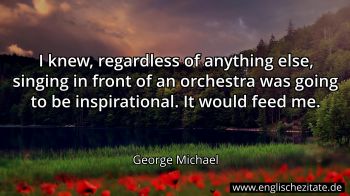 Englisches Zitat von George Michael als Bild
