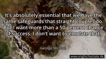 Englisches Zitat von George Michael als Bild