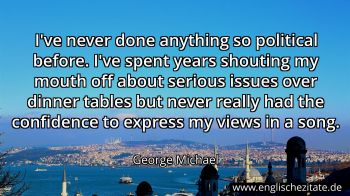 Englisches Zitat von George Michael als Bild