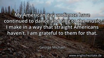 Englisches Zitat von George Michael als Bild