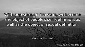 Englisches Zitat von George Michael als Bild