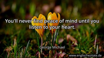 Englisches Zitat von George Michael als Bild