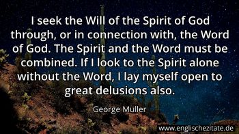 Englisches Zitat von George Muller als Bild