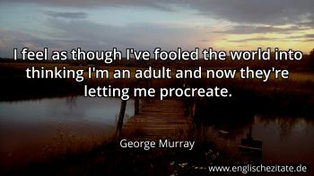 Englisches Zitat von George Murray als Bild