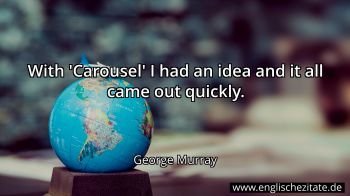 Englisches Zitat von George Murray als Bild