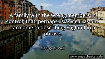 Englisches Zitat von George Orwell als Bild
