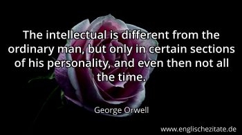 Englisches Zitat von George Orwell als Bild
