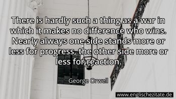 Englisches Zitat von George Orwell als Bild
