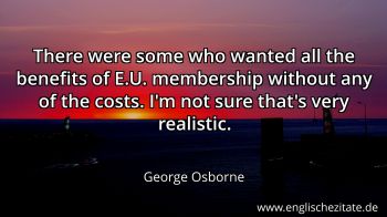 Englisches Zitat von George Osborne als Bild