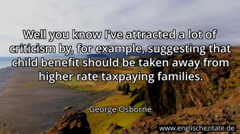 Englisches Zitat von George Osborne als Bild
