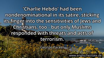 Englisches Zitat von George Packer als Bild