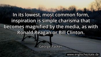 Englisches Zitat von George Packer als Bild