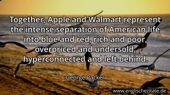 Englisches Zitat von George Packer als Bild