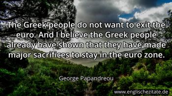 Englisches Zitat von George Papandreou als Bild