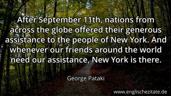 Englisches Zitat von George Pataki als Bild