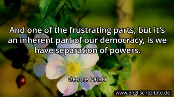 Englisches Zitat von George Pataki als Bild