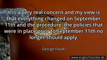 Englisches Zitat von George Pataki als Bild
