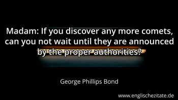Englisches Zitat von George Phillips Bond als Bild