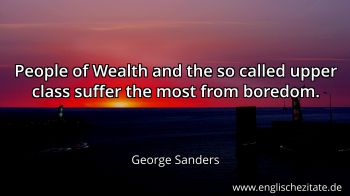 Englisches Zitat von George Sanders als Bild