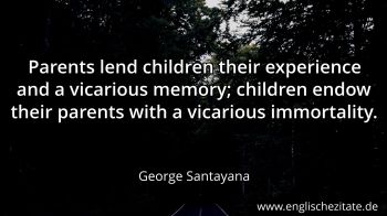 Englisches Zitat von George Santayana als Bild