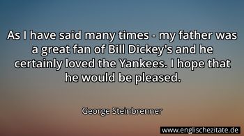 Englisches Zitat von George Steinbrenner als Bild